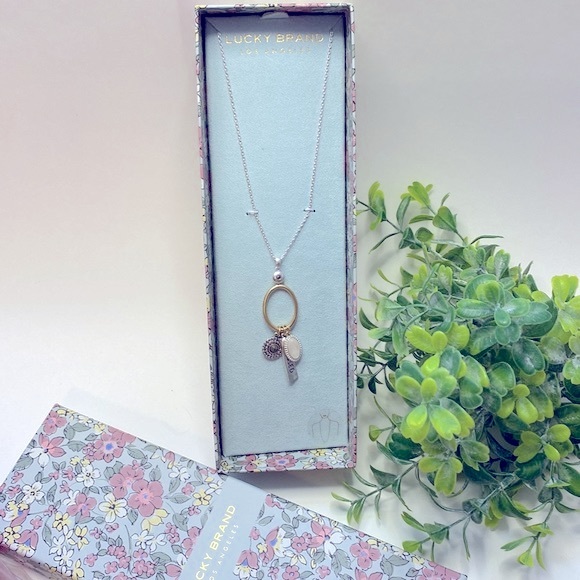 Lucky Brand Blessed necklace NWT 30” chain with 2” extender - Picture 2 of 16